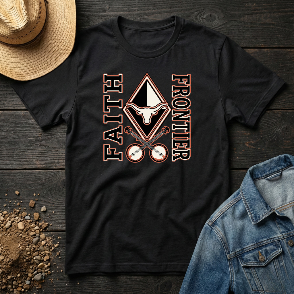 Frontier Faith Varsity T-Shirt
