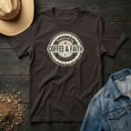 Powered by Coffee & Faith T-Shirt