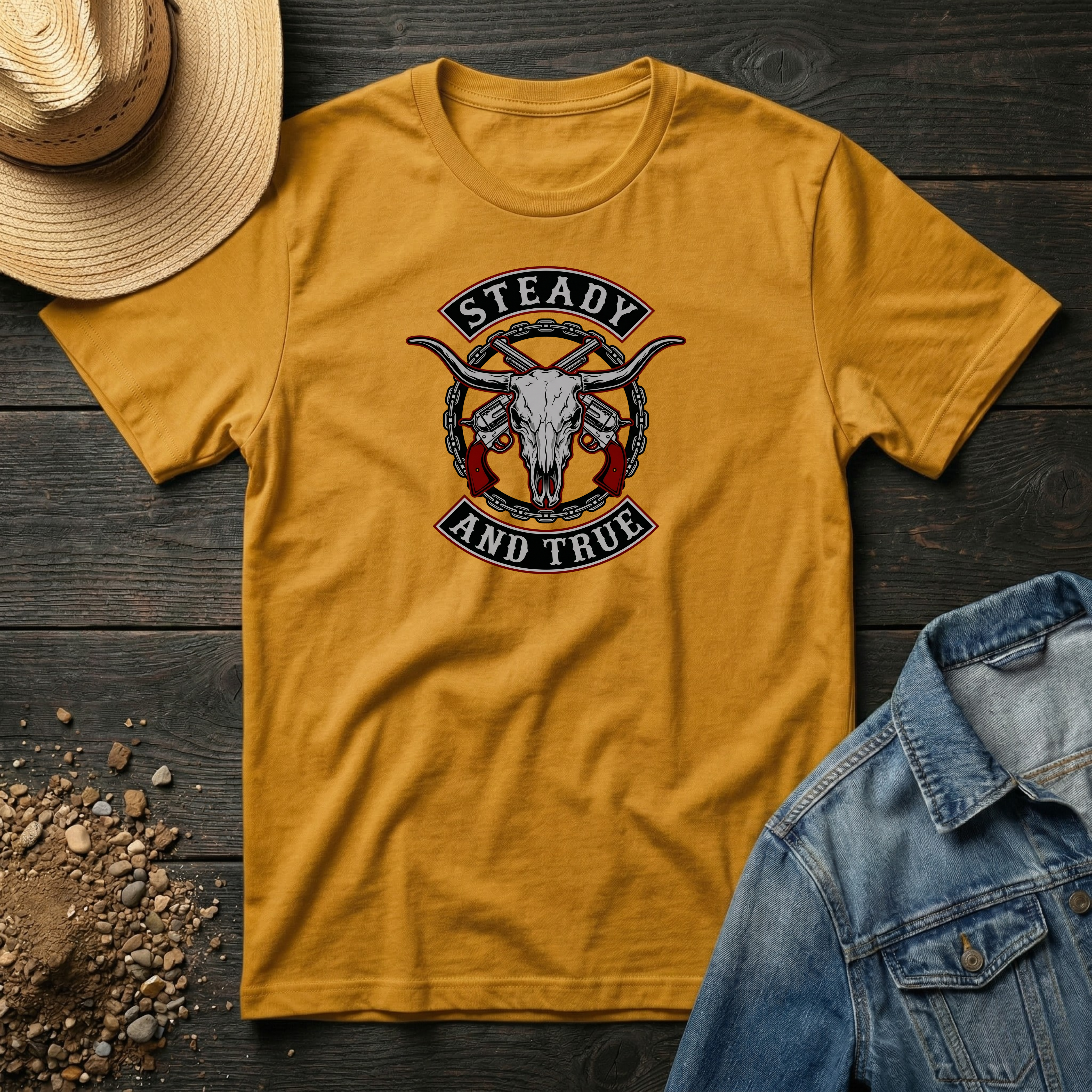 S&T Steer & Chain T-Shirt