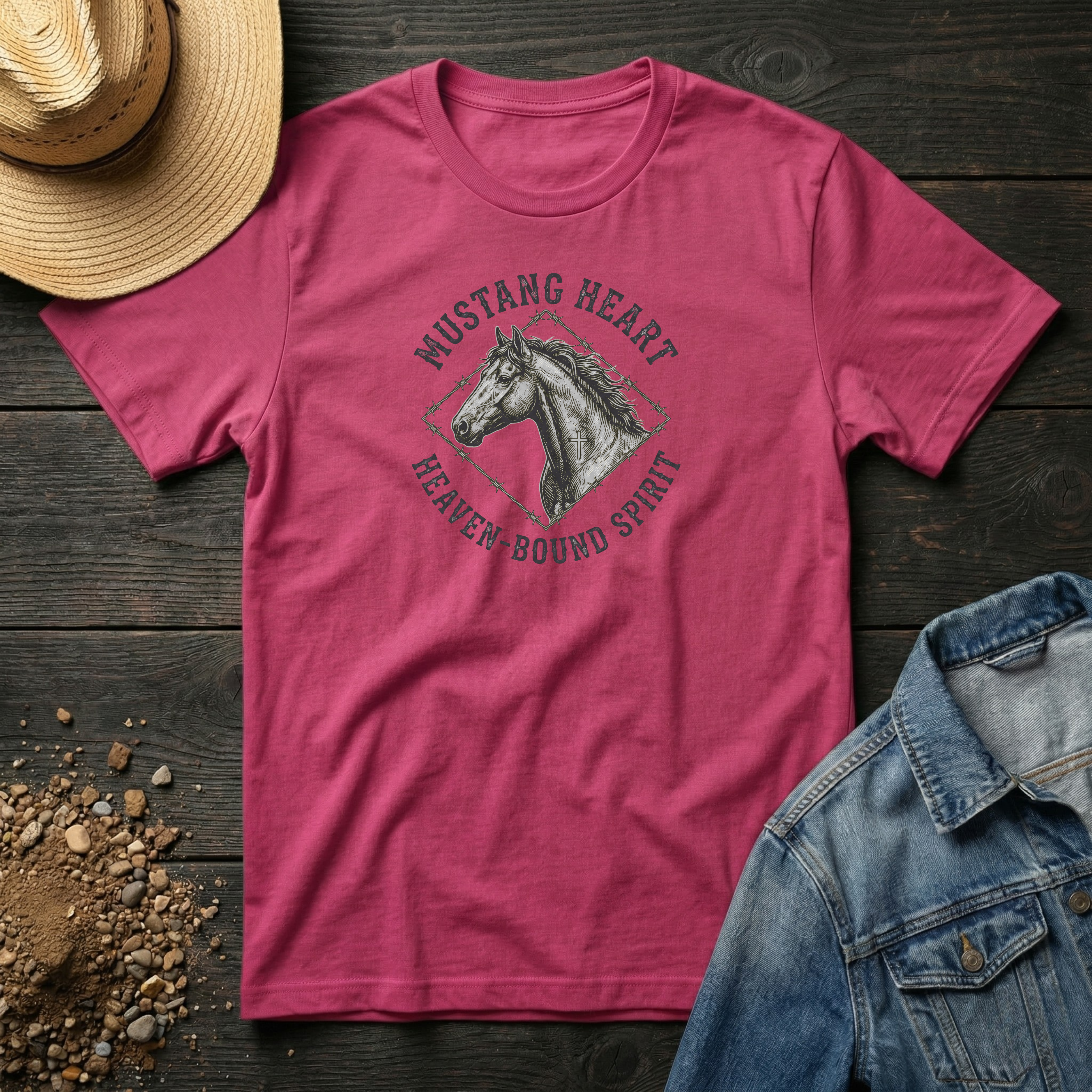 2 Mustang Heart T-Shirt