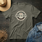 Powered by Coffee & Faith T-Shirt
