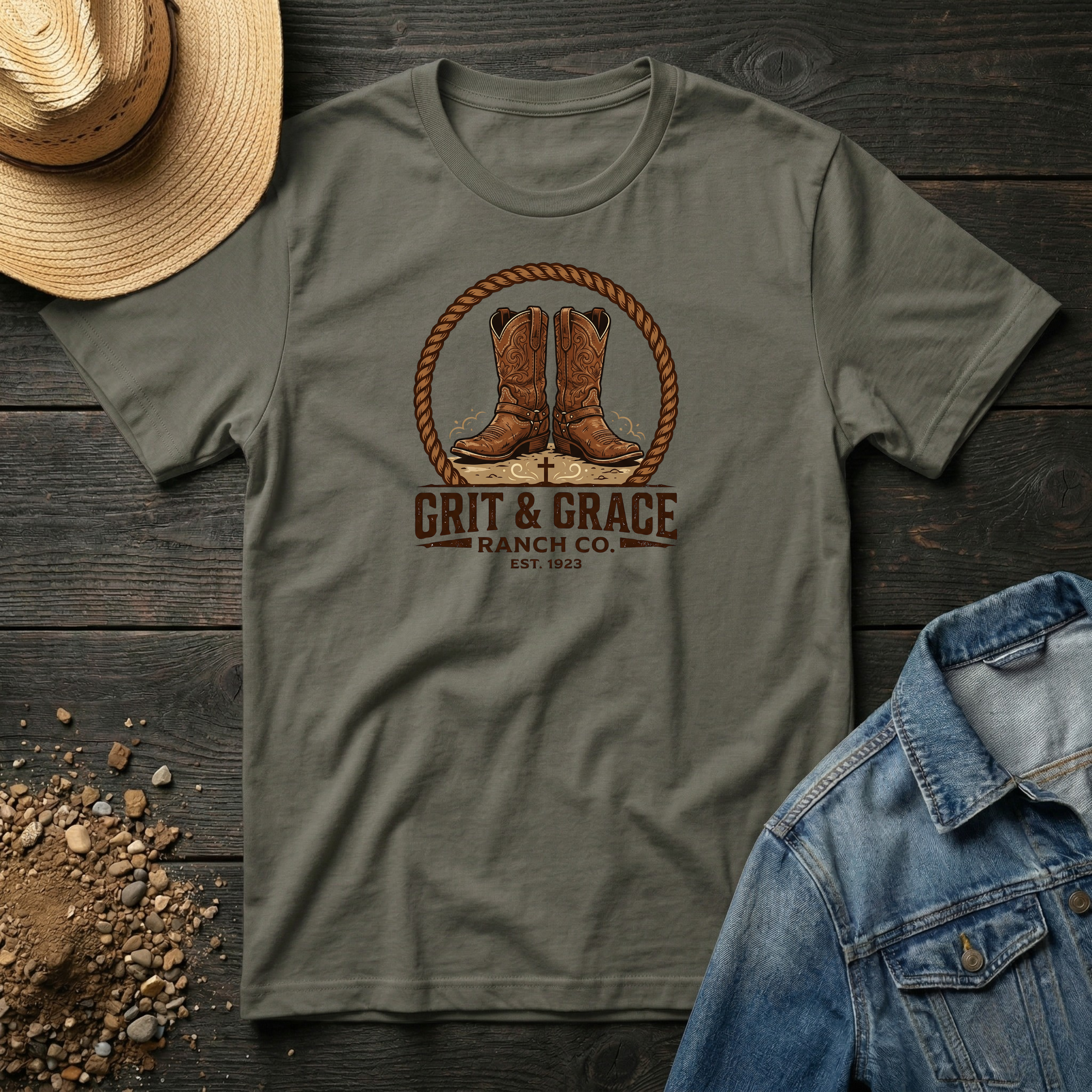 Grit & Grace Ranch T-Shirt