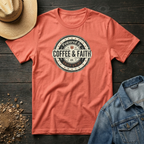Powered by Coffee & Faith T-Shirt