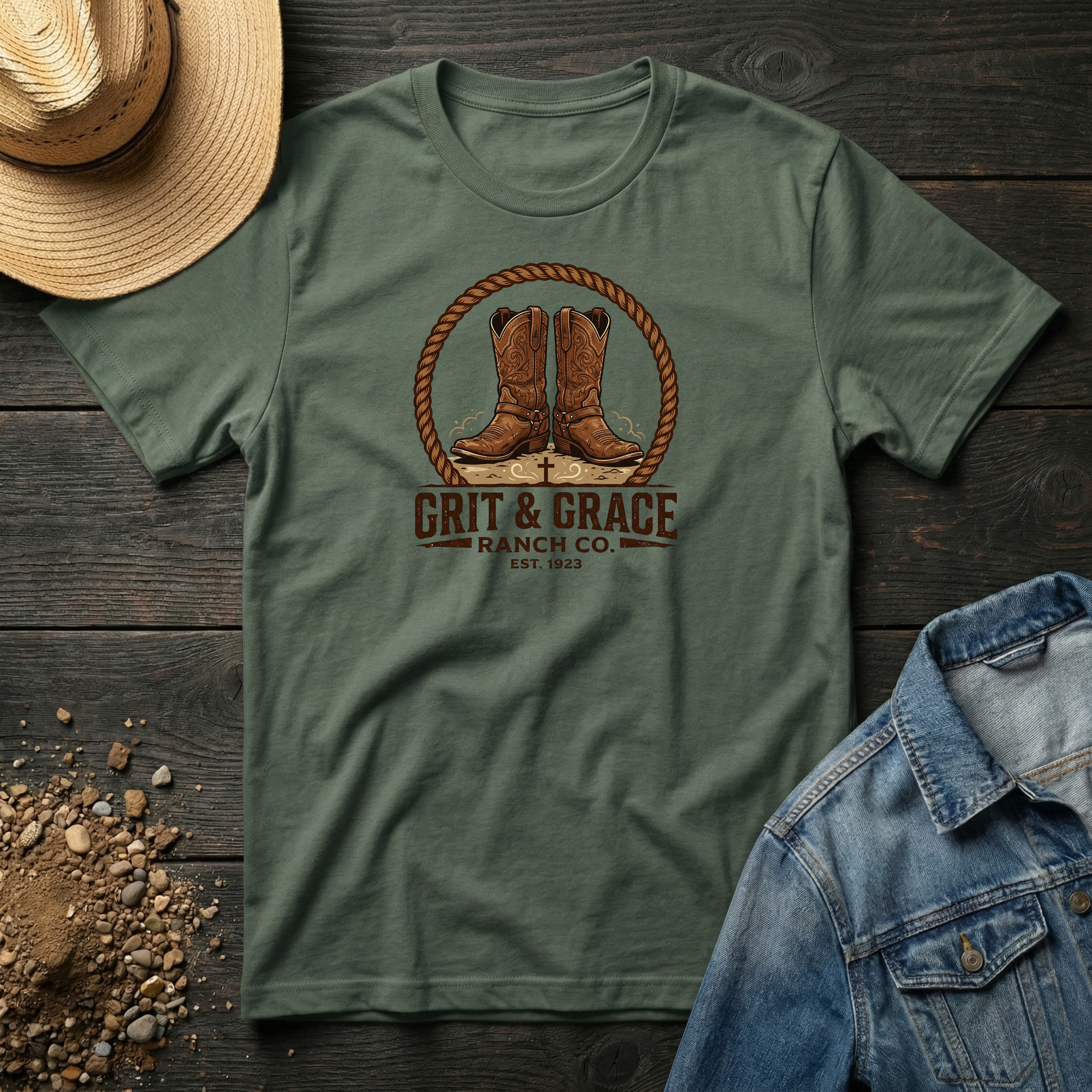 Grit & Grace Ranch T-Shirt