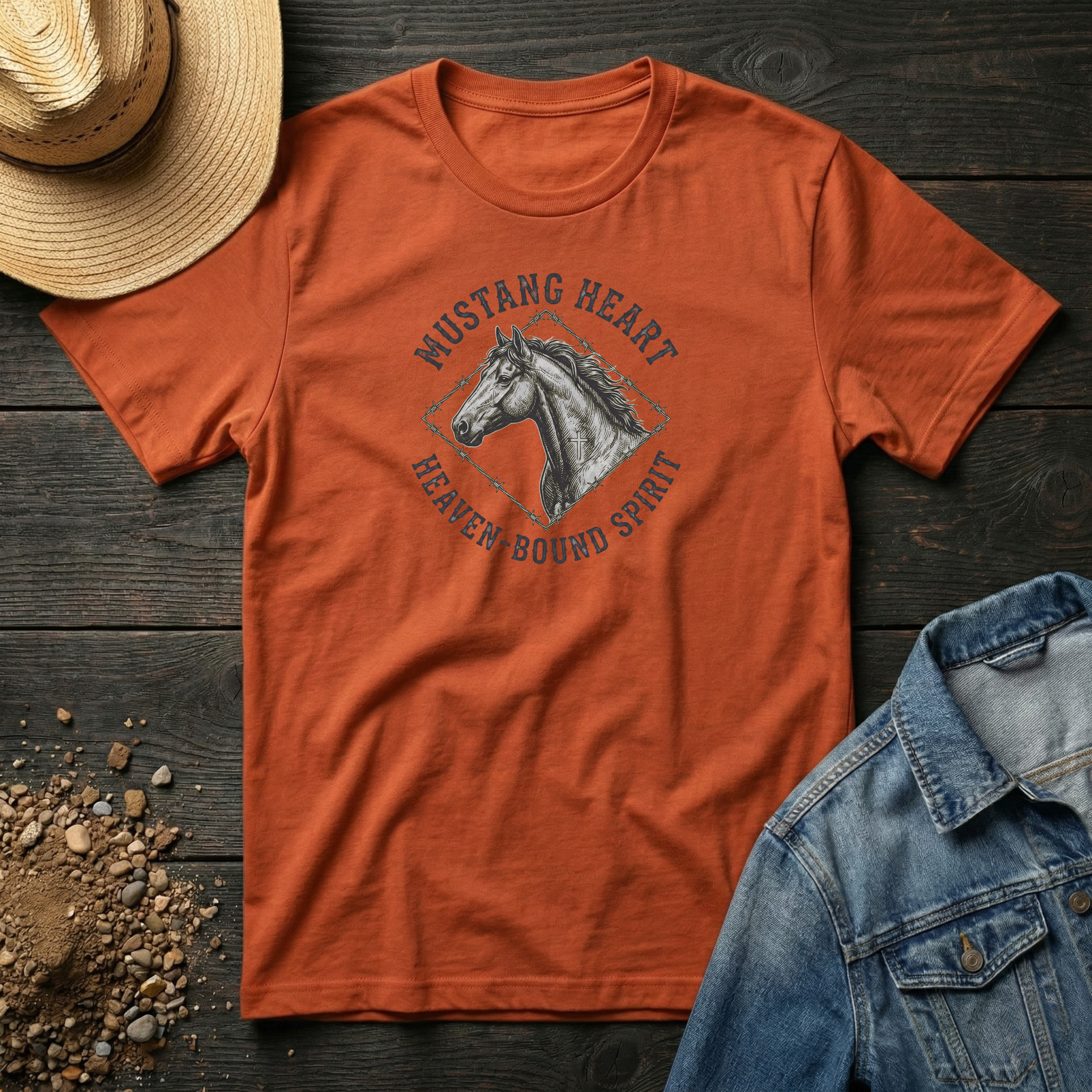 2 Mustang Heart T-Shirt