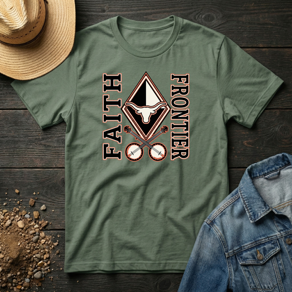 Frontier Faith Varsity T-Shirt