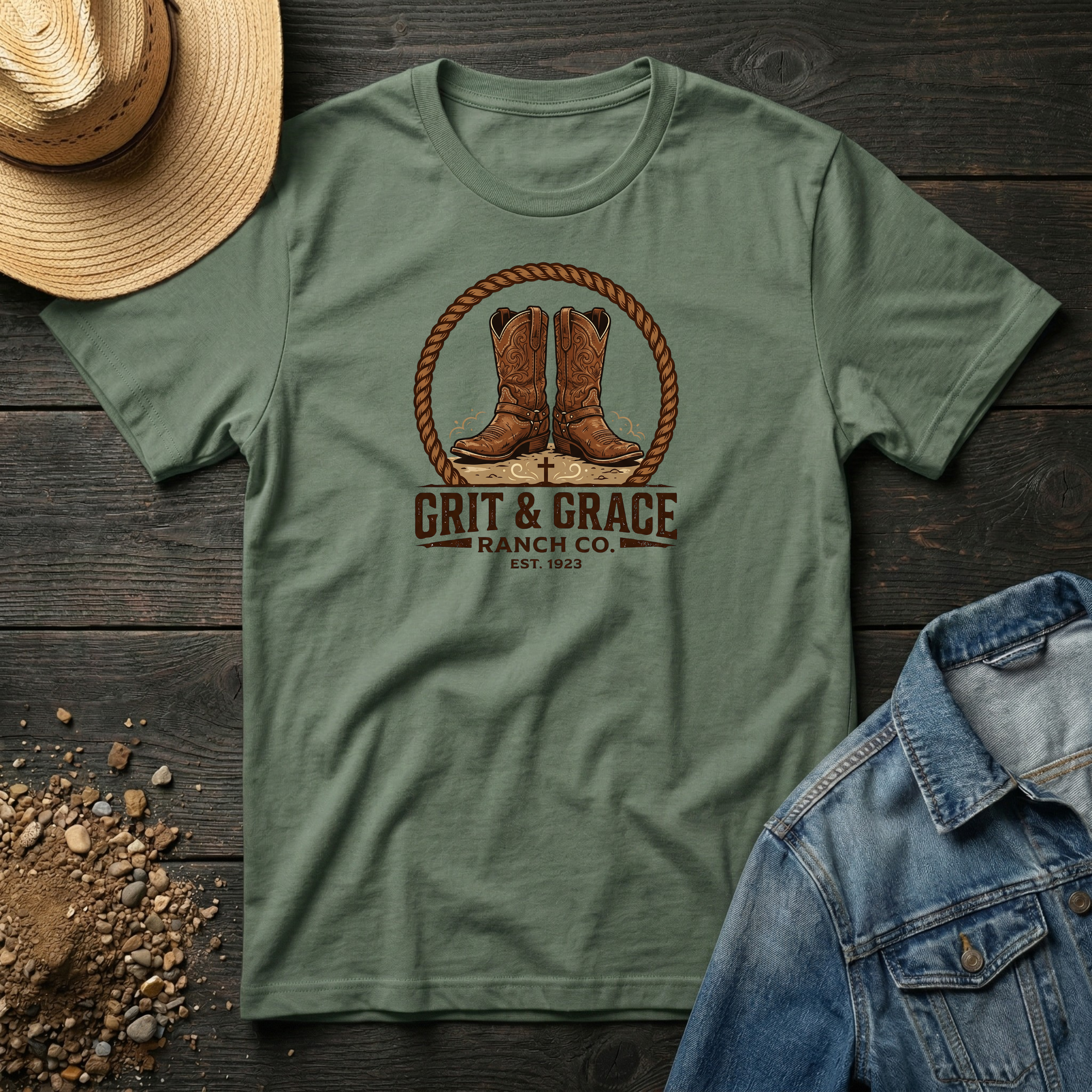 Grit & Grace Ranch T-Shirt