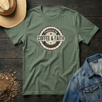 Powered by Coffee & Faith T-Shirt