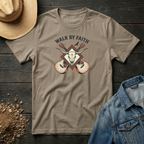Walk by Faith Steer T-Shirt