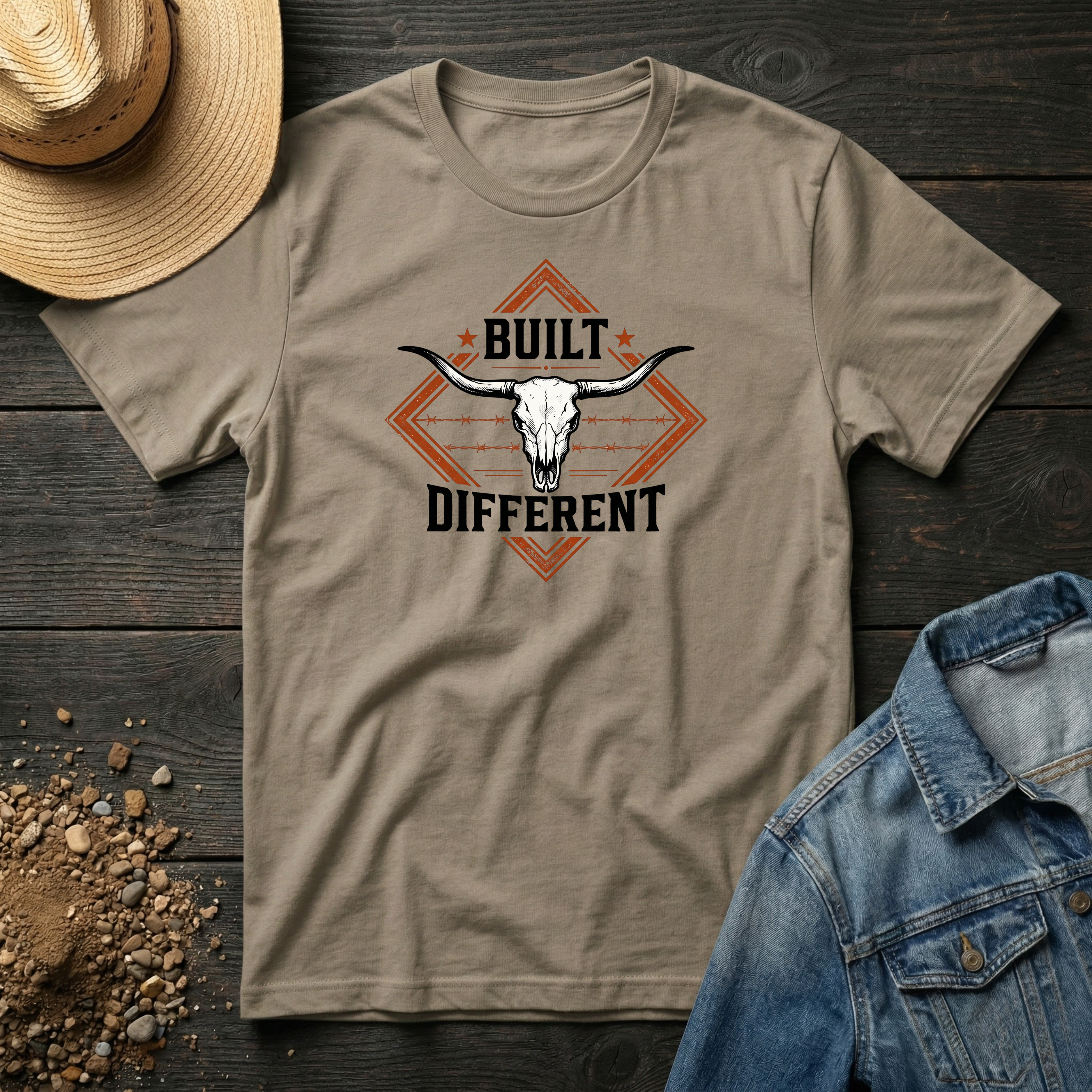 Built Different Star Wire T-Shirt