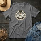 Powered by Coffee & Faith T-Shirt