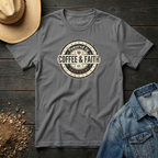 Powered by Coffee & Faith T-Shirt