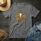 Unwavering Steadfast Steer Guitar T-Shirt