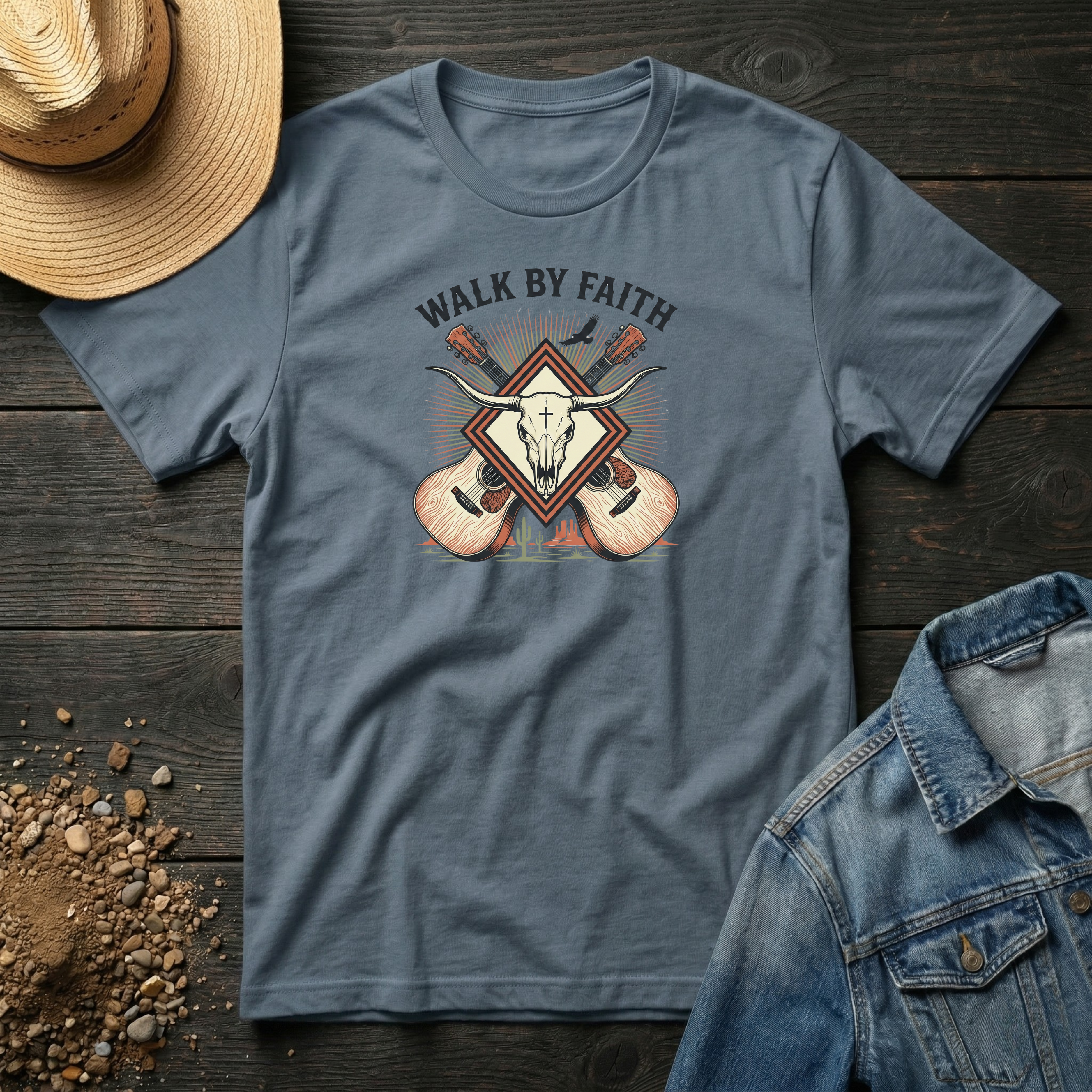 Walk by Faith Steer T-Shirt